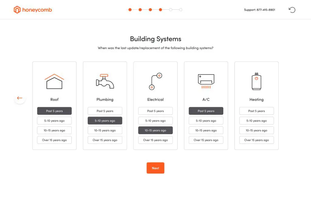 honeycomb screenshot building systems